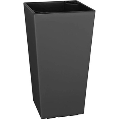 Plastkon Elise Mat dekorativní květináč antracit 30 cm
