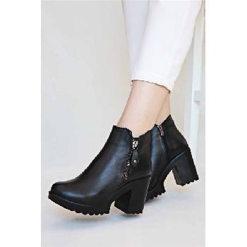 Moda Trend Дамски боти - Черни #312267 (312267_Черно)