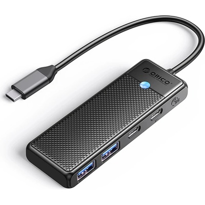 ORICO хъб USB3.1 HUB Type-C - 2 x USB3.0, 2 x USB-C - PAPW2AC-C3-05-BK-EP (PAPW2AC-C3-05-BK-EP)