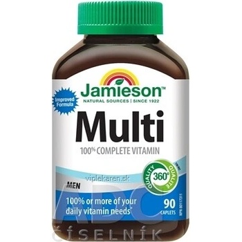 Jamieson multi complete pre mužov komplex vitamínov a minerálov inov.2024 90 tabliet