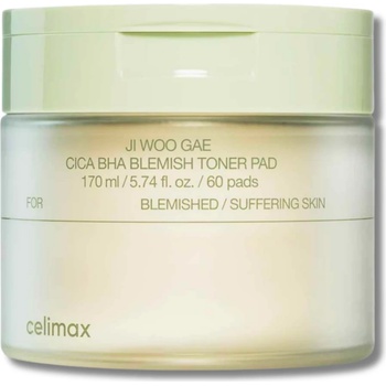 Celimax - Ji Woo Gae Cica BHA Blemish Toner Pad 60pads