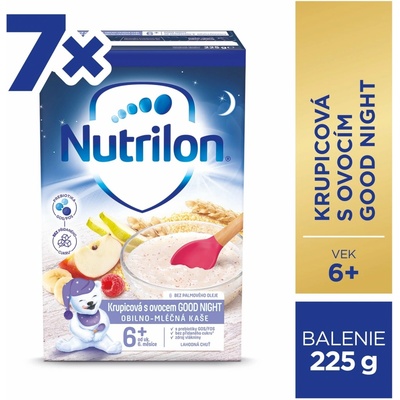Nutrilon Krupicová s ovocím GOOD NIGHT 225 g