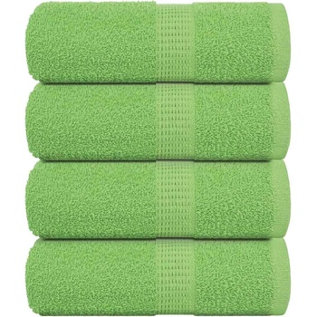vidaXL Кърпи за пране FROGN 4 бр. ябълково зелени 30x30 см 360 г/м2 (137017)