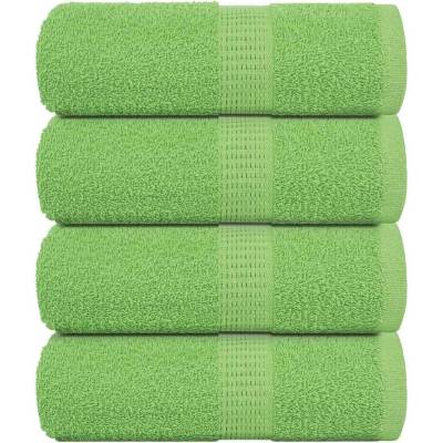 vidaXL Кърпи за пране FROGN 4 бр. ябълково зелени 30x30 см 360 г/м2 (137017)