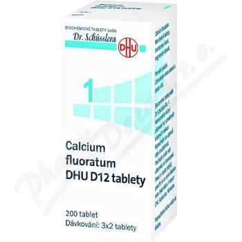 CALCIUM FLUORATUM DHU POR D6(D12) TBL NOB 200