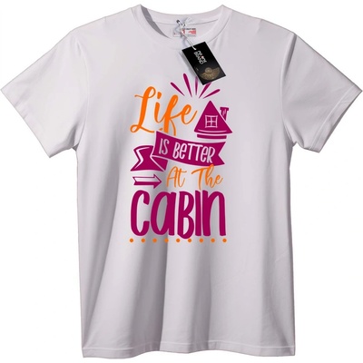 NOONEBRAND Тениска Животът е по-Добър в Кабината - 4XL, Black