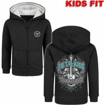 Metal Kids mikina s kapucí black černá