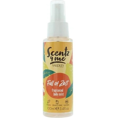 Yardley Scentz 4 Me Full Of Zest ароматизиран спрей Унисекс 100 ml