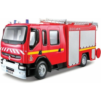 Bburago EMERGENCY Vozidlo záchrannej služby Renault Premium GICAR hasiči 1:50