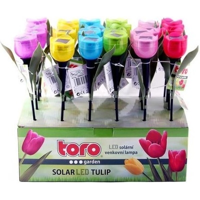 TORO Solárne vonkajšie LED svetlo tulipán