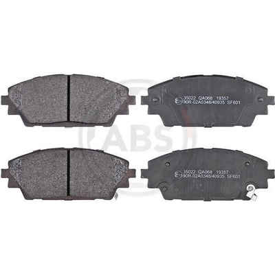 Sada brzdových platničiek kotúčovej brzdy A.B.S. 35022