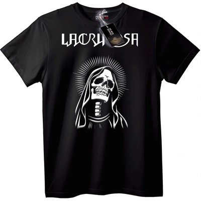 NOONEBRAND Тениска Lacrimosa с Череп - 2XL, White
