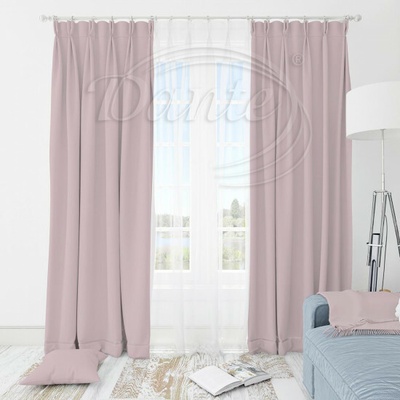 Látka Blackout UNI 160 sv.růžový na závěsy, polštářky - 180 x 145 cm