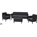 ALLIBERT SALEMO 3 SEATER SET antracit/sivá
