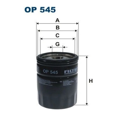 Olejový filter FILTRON OP 545