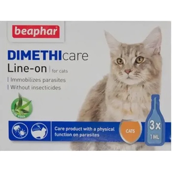 Противопаразитни пипети за котки Beaphar Dimethicare Line On 3х1мл