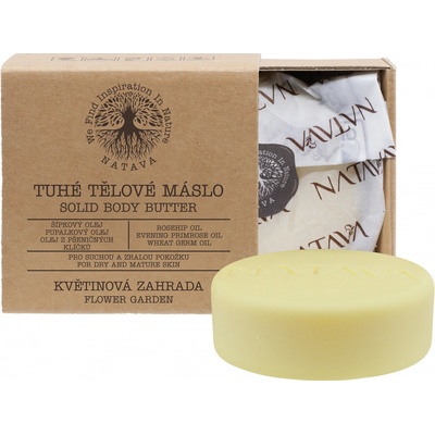 Natava tuhé telové maslo Kvetinová záhrada 100 g