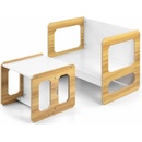 Milly Mally Stella 3v1 stůl a židle Natural