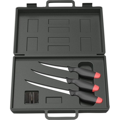 DAM FILLET KNIFE KIT 10cm + 11cm +12,5cm +SHARPENER 4ks – Zbozi.Blesk.cz