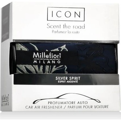 Millefiori Icon Textile Silver Spirit 47 g ароматизатор за автомобил