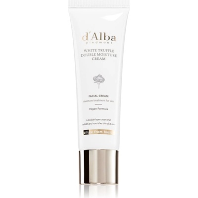 d'Alba White Truffle Double Moisture Cream подхранващ успокояващ крем за лице с хидратиращ ефект 60ml