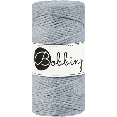 Bobbiny Macrame Regular 3mm - stříbrná