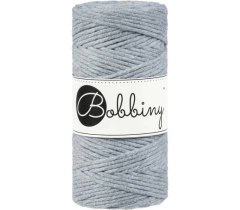 Bobbiny Macrame Regular 3mm - stříbrná