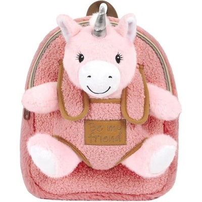 Dětský plyšový batoh s odnímatelnou hračkou Perletti Toys, UNICORN, 13094