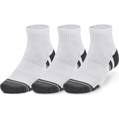 Under Armour ponožky UA Performance Cotton 3p Qtr-WHT 1379528-100