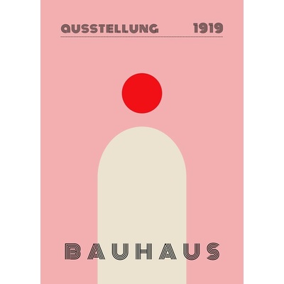Plagát, Obraz - Bauhaus Print 07, 30 × 40 cm