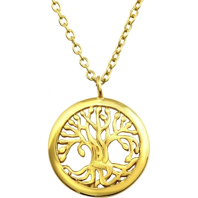 Bangles.cz Řetízek strom života zlatý 2260