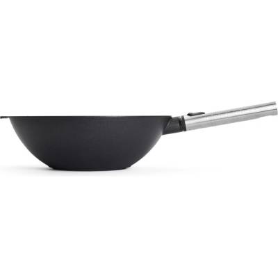 WOK pánev 30 cm WOLL Eco Logic QXR indukční nepřilnavá bez PFAS s odnímatelnou nerezovou rukojetí – PFAS-free Diamond QXR – prémiové německé nádobí 11030PLCI-Q