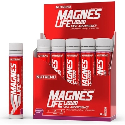 Nutrend Magneslife 25 ml višňa 10 x 25 ml