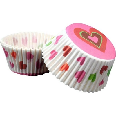 Cakesicq Cukrársky košík srdiečko 50x30 mm 50 ks