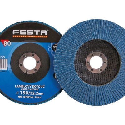 Festa kotúč lamelový 150mm hr.80 nerez