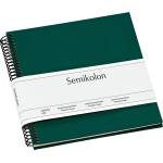 Semikolon Фотоалбум Uni Economy с бели карти малък тъмнозелен (364021)
