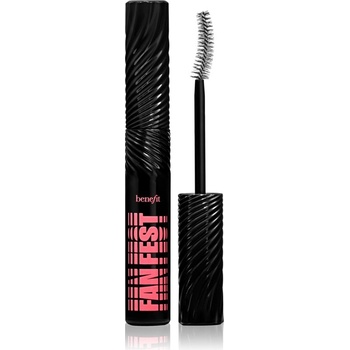 Benefit Fan Fest Fanning & Volumizing Mascara спирала за обем и сгъстяване на миглите цвят Hyper Black 8, 5 гр