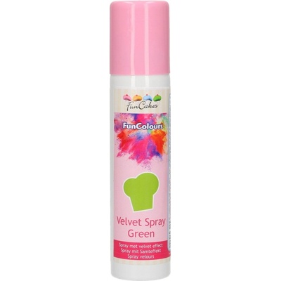 FunCakes FC Velvet sprej Green zelená 100 ml