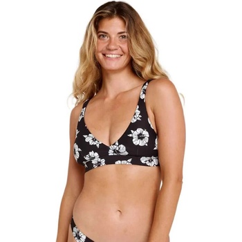 Rip Curl Party Wave Halter bikini top - Black (Black / White)