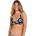 Rip Curl Party Wave Halter bikini top - Black (Black / White)