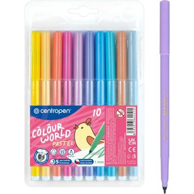 Centropen Colour World Pastel 7550 10 ks