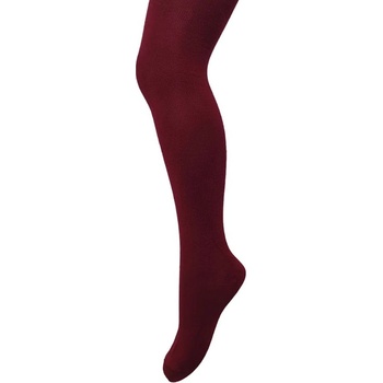 detské pančuchy jednofarebné bordové