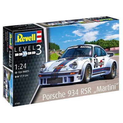 Revell slepovací model set Porsche 934 RSR Martini 1:24