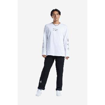 Reebok Памучна блуза с дълги ръкави Reebok Classic Skateboard Longsleeve Tee HT8175 в бяло с принт (HT8175)