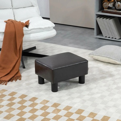 HOMCOM Taburet 40 x 30 x 24 cm | kávově hnědý