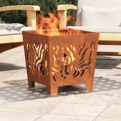 vidaXL Стъпало Квадратна 2 pcs Сребрист 50 x 50 cm Алуминий (4104345)