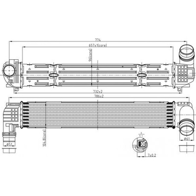 Chladič turba HART 614 230 (614230)