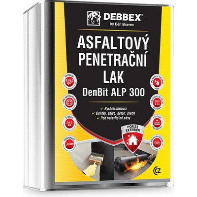Den Braven asfaltový penetrační lak ALP300 4 kg – Sleviste.cz
