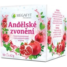 MEGAFYT Anjelské zvonenie ovocný čaj s chuťou granátového jablka 10 x 2 g