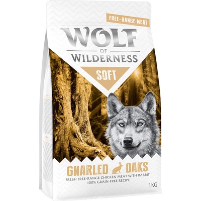 Wolf of Wilderness Soft Gnarled Oaks kuřecí s králíkem 5 x 1 kg